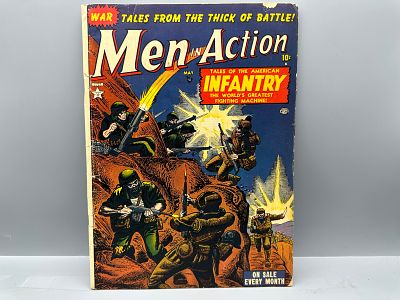 Atlas Comics Men in Action #2, Korean War Infantry Stories, May 1952
