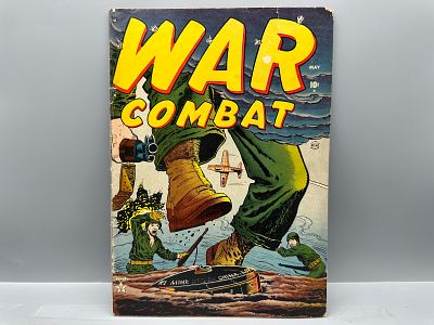 Atlas Comics War Combat #2, Landmine Cover, May 1952