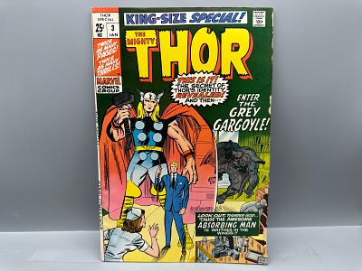 Marvel Comics The Mighty Thor King-Size Special #3, Jack Kirby Art, January 1971