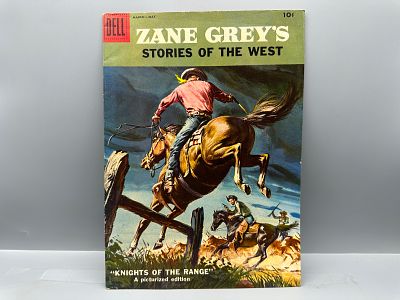 Dell Comics Zane Grey's Stories of the West #37 Knights of the Range 1958