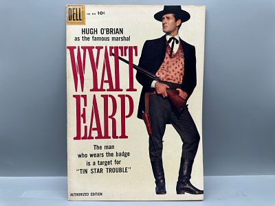 Dell Four Color Comics #890 Wyatt Earp Hugh O'Brian Photo Cover 1958
