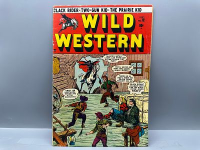 Atlas Comics Wild Western #12 Featuring Black Rider and Two-Gun Kid September 1950