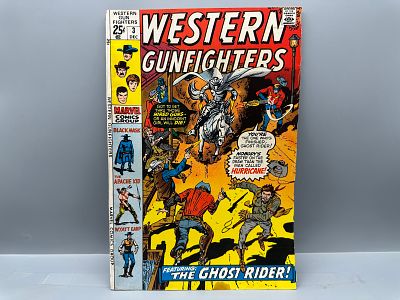 Marvel Comics Western Gunfighters #3 Featuring Ghost Rider and Wyatt Earp, December 1970