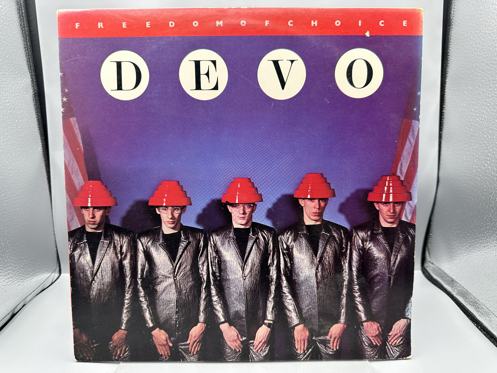 Devo: Freedom Of Choice (1980), printed inner sleeve with credits & Devo catalog/fan club info
