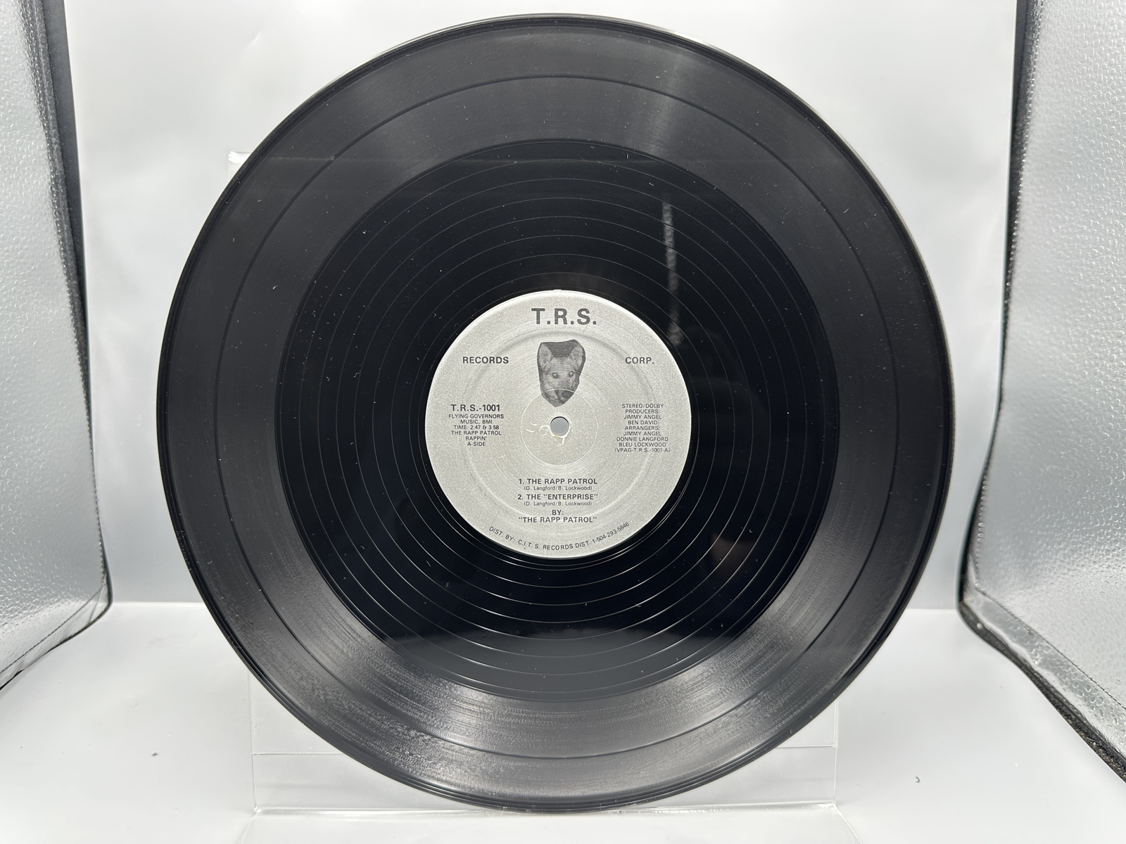 1986 T.R.S Records The Rapp Patrol T.R.S. Presents: The Rapp Patrol 12-inch Vinyl EP - T.R.S.-2001
