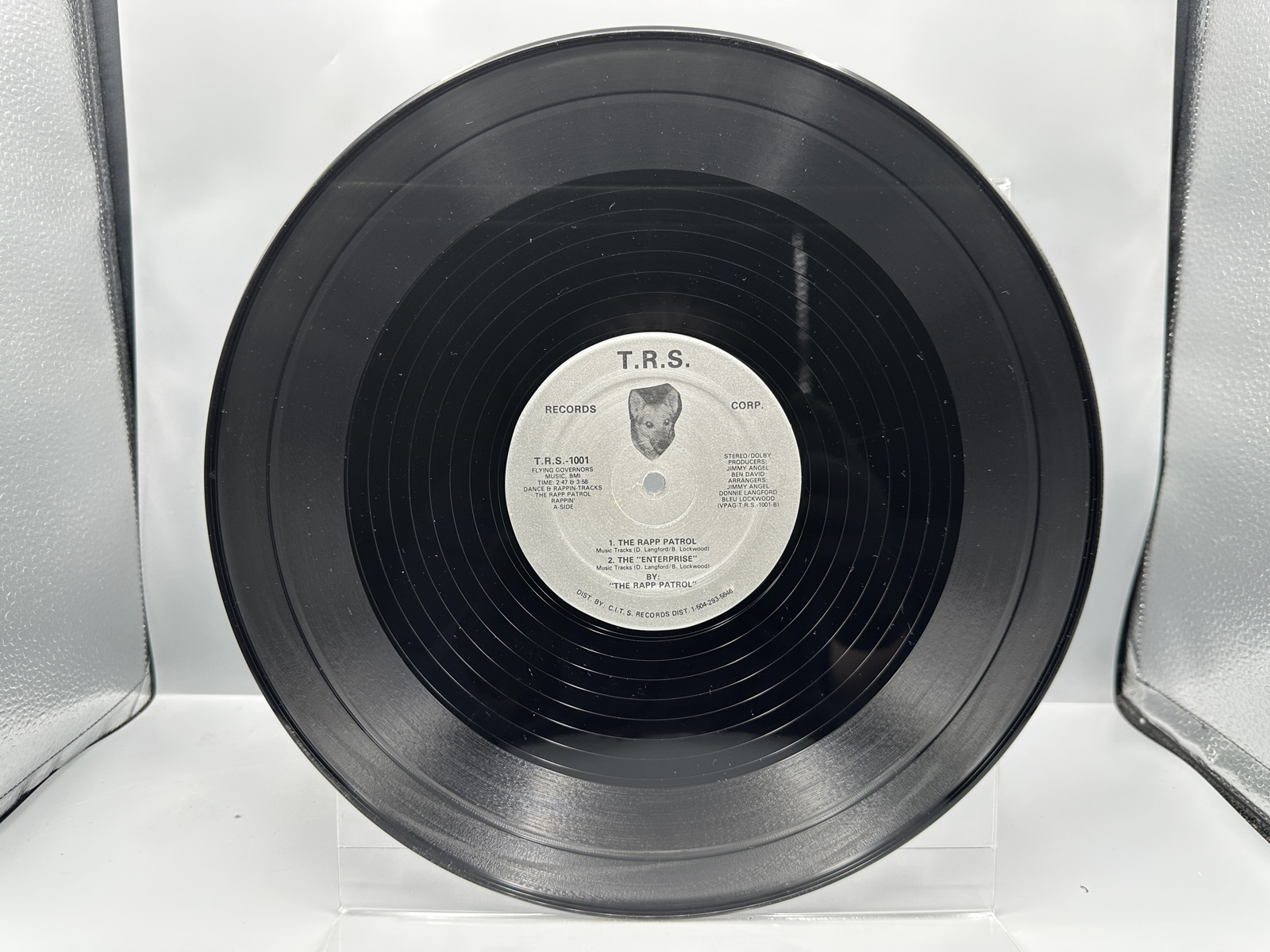 1986 T.R.S Records The Rapp Patrol T.R.S. Presents: The Rapp Patrol 12-inch Vinyl EP - T.R.S.-2001