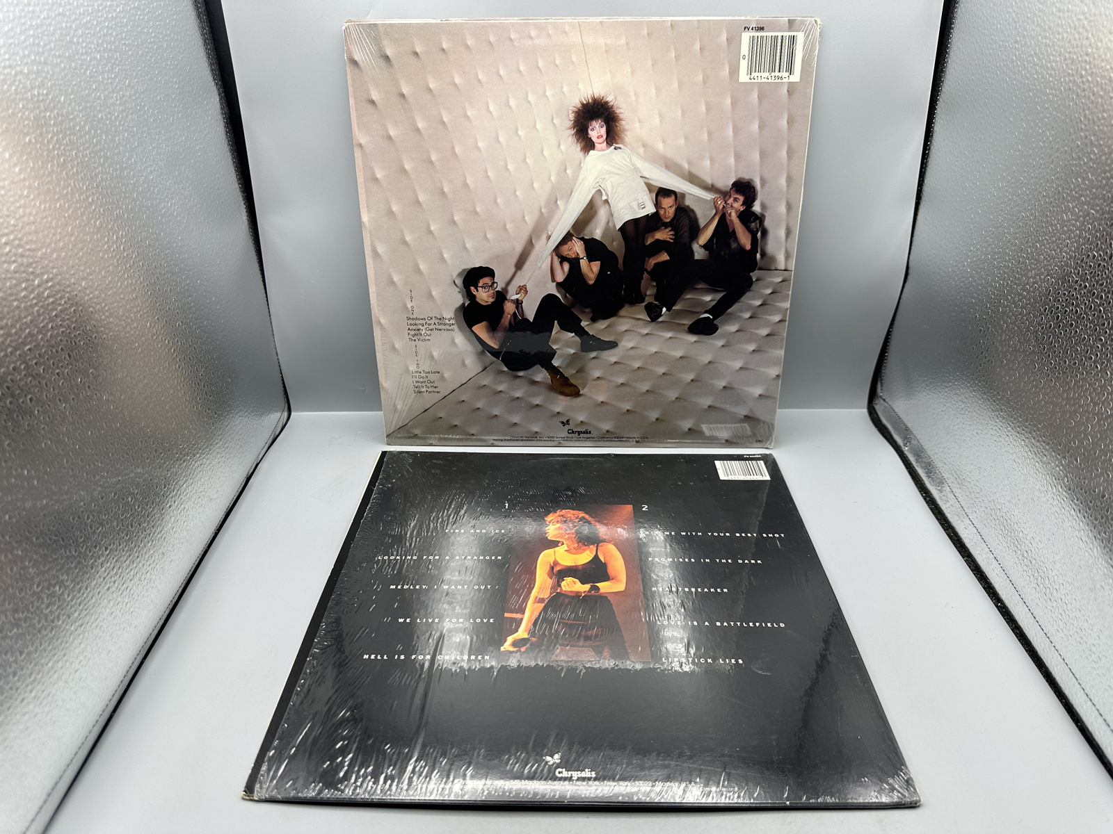 Pat Benatar (2 LP Lot): Get Nervous (1983), reissue; and Live From Earth (1983). Both LPs in original shrinkwrap.