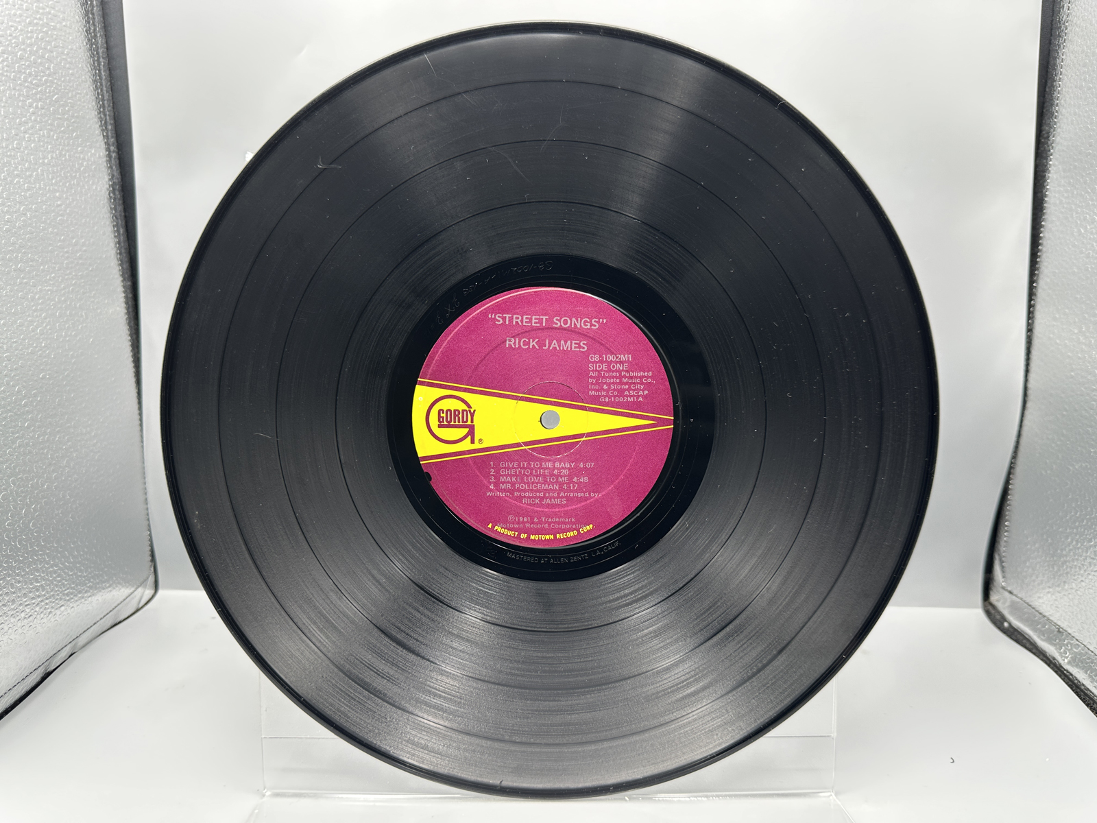 1981 Gordy Records Rick James Street Songs Vinyl Album - G8-1002M1