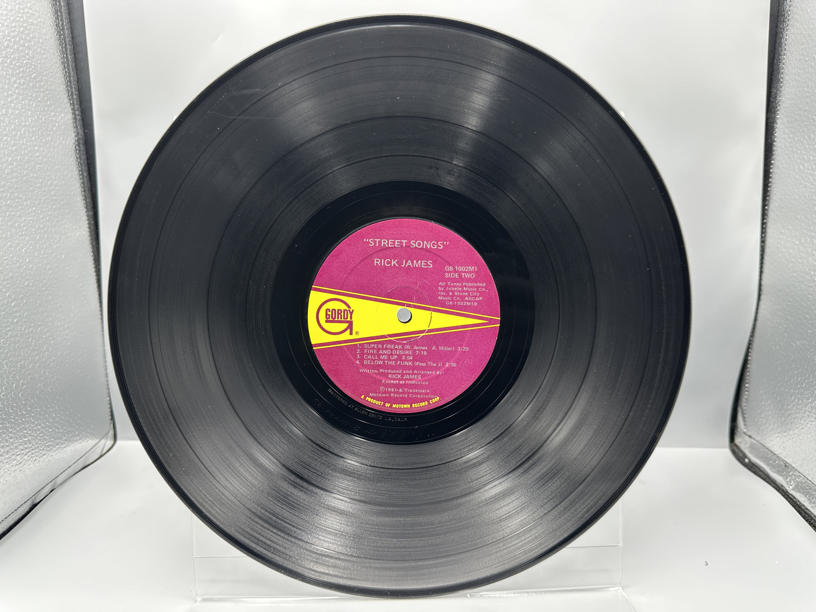 1981 Gordy Records Rick James Street Songs Vinyl Album - G8-1002M1