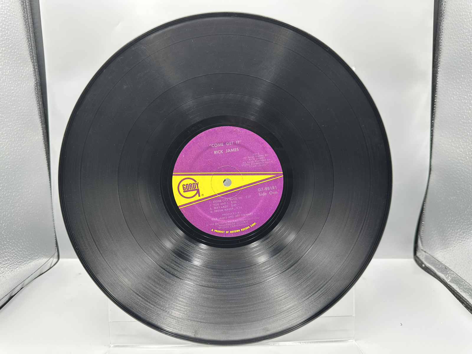 1978 Gordy Records Rick James And The Stone City Band Come Get It! Vinyl Album - G7-981R1