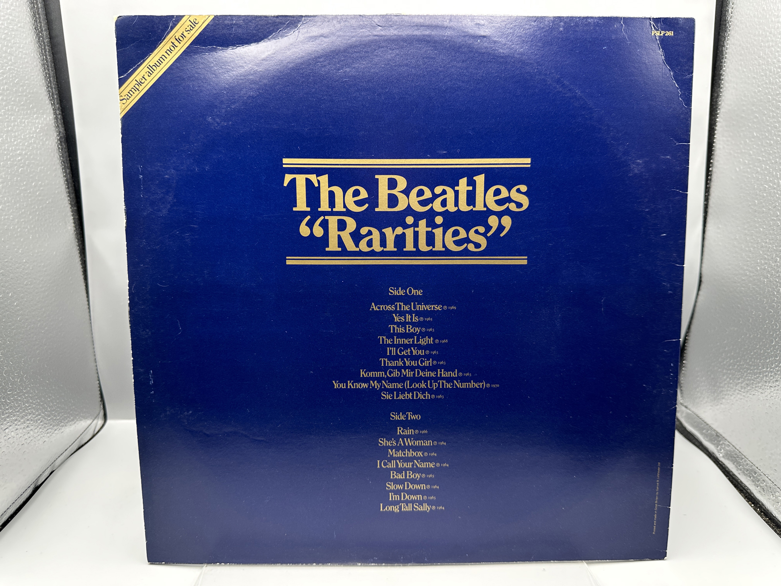 The Beatles: The Beatles Rarities (1979), issued as part of The Beatles Collection Box Set, UK pressing