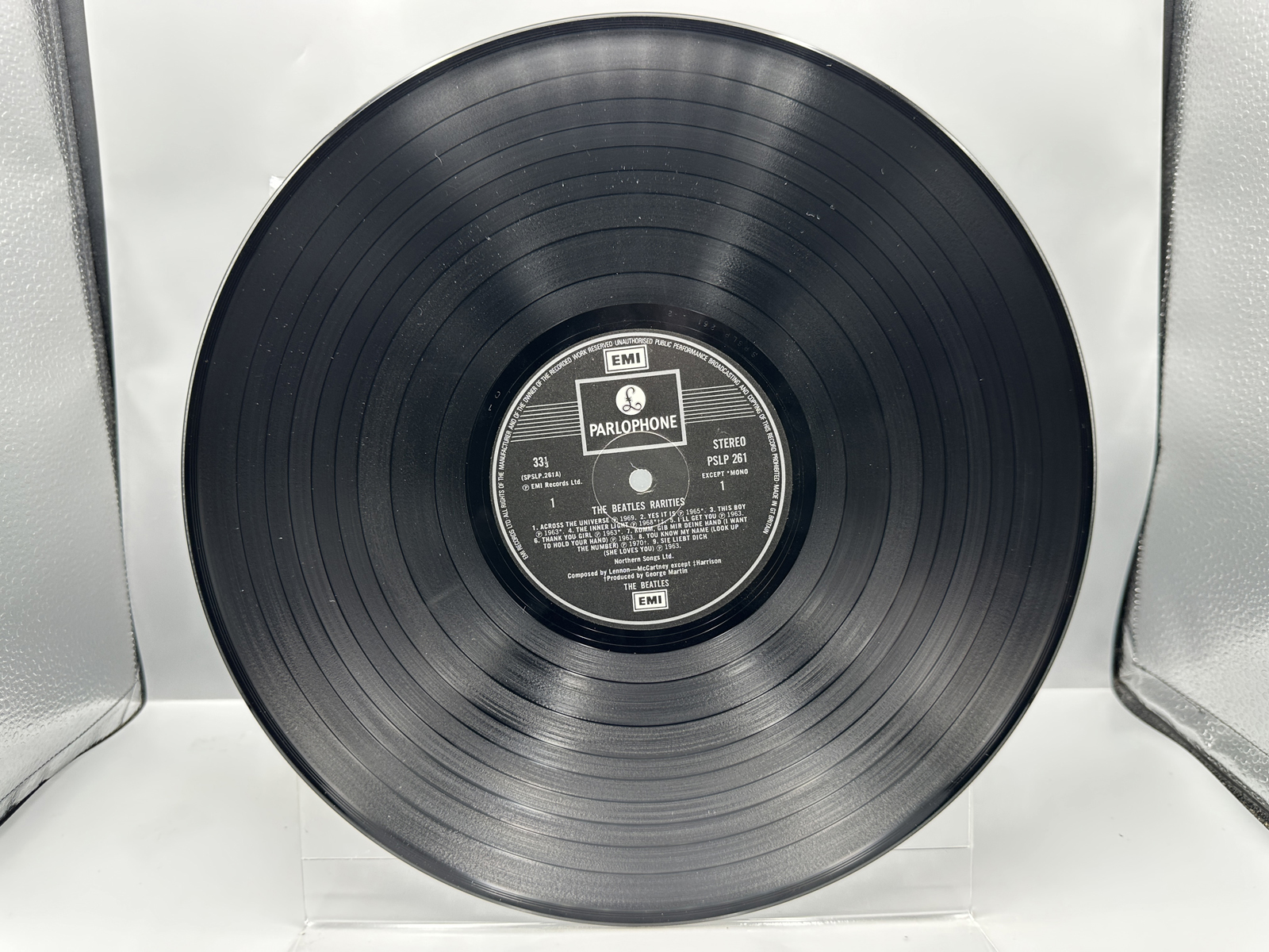 The Beatles: The Beatles Rarities (1979), issued as part of The Beatles Collection Box Set, UK pressing