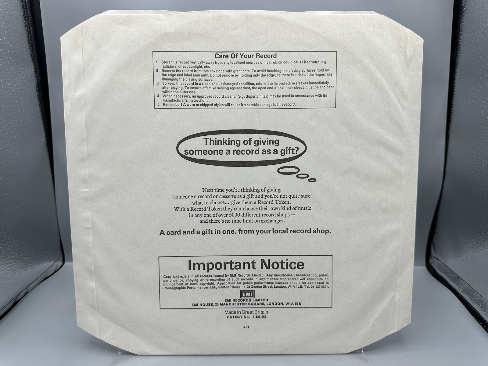 The Beatles: The Beatles Rarities (1979), issued as part of The Beatles Collection Box Set, UK pressing