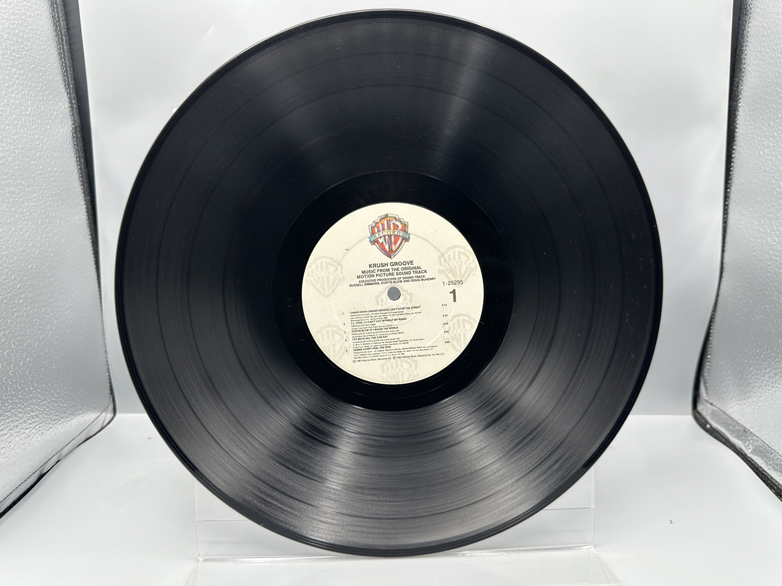 1985 Warner Bros. Records Krush Groove Music From The Original Motion Picture Soundtrack Vinyl Album - 1-25295