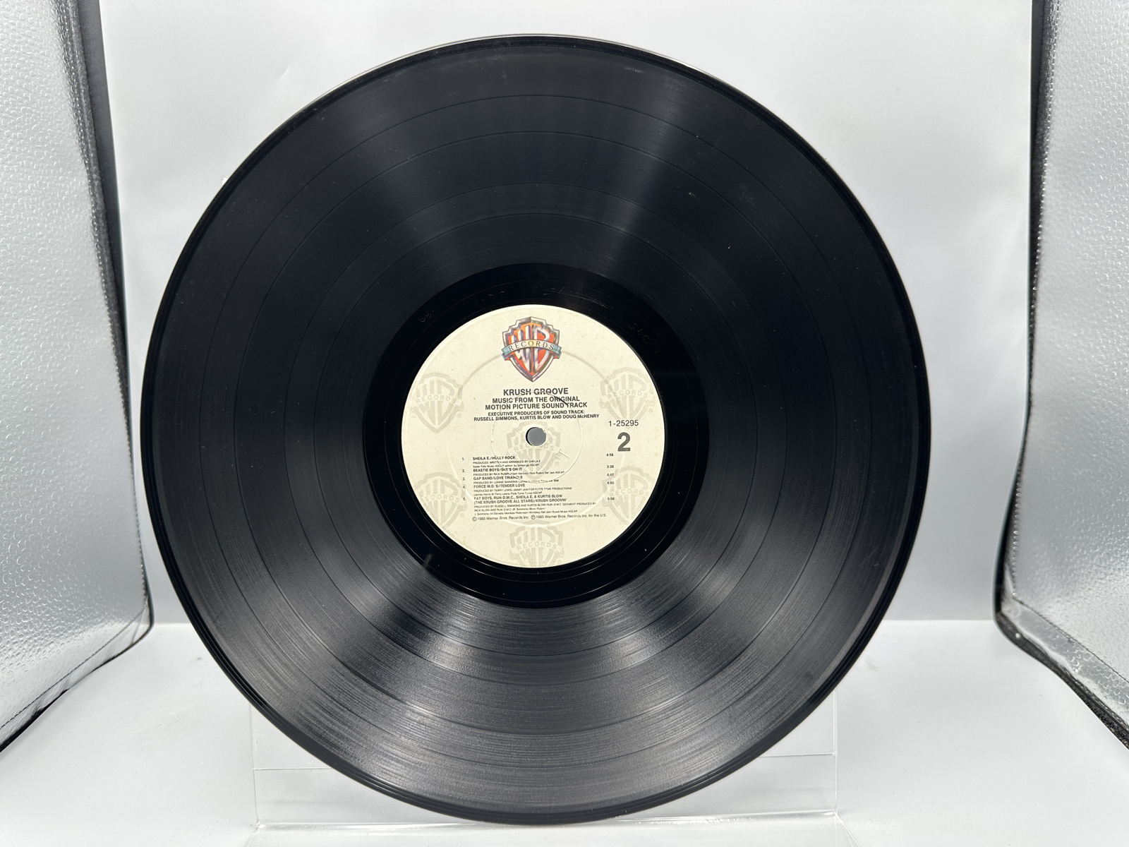 1985 Warner Bros. Records Krush Groove Music From The Original Motion Picture Soundtrack Vinyl Album - 1-25295