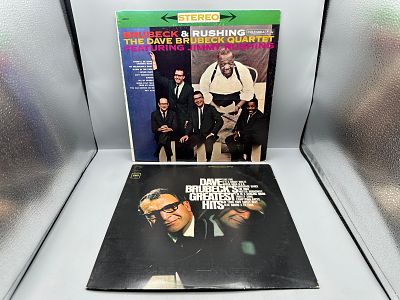 Dave Brubeck (2 LP Lot): Brubeck & Rushing - The Dave Brubeck Quartet Featuring Jimmy Rushing 