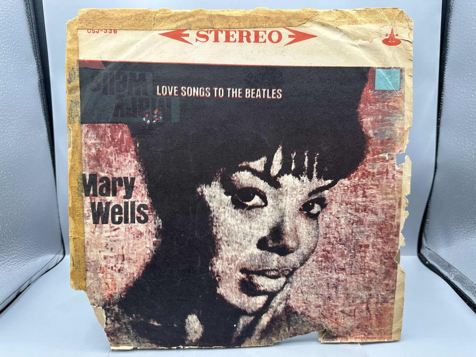 1960s Chung Sheng Records Mary Wells Love Songs To The Beatles Translucent Red Japanese Pressing Vinyl Album - CSJ-336 - Very Rare