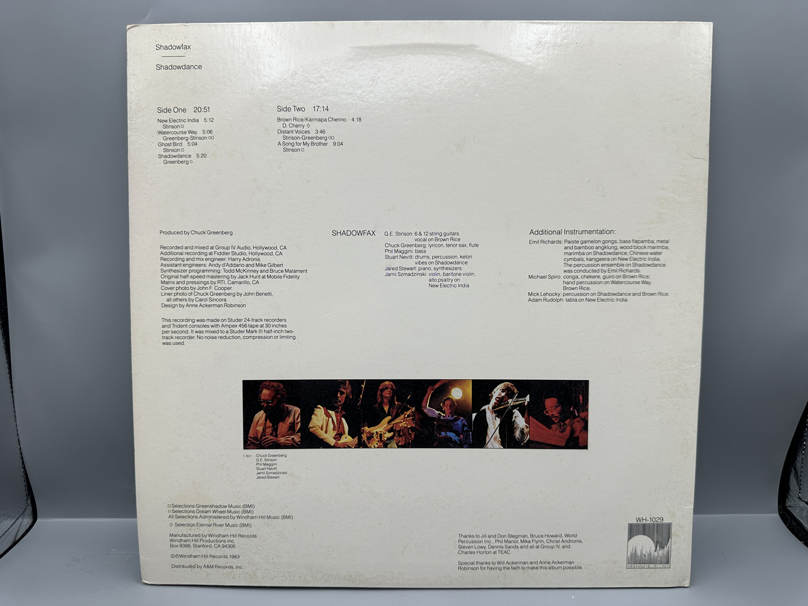 Shadowfax (3 LP Lot): Shadowdance (1983); The Dreams Of Children (1984); and Watercourse Way (1985), remastered reissue