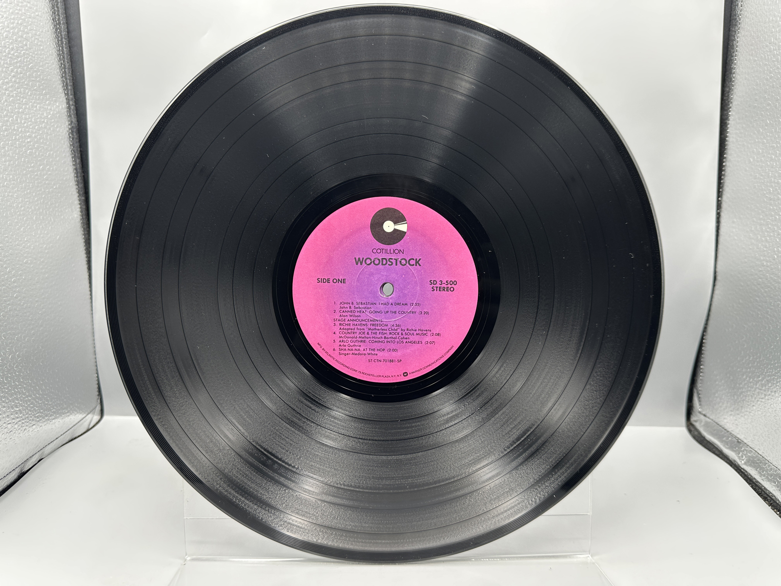 Woodstock - Music From The Original Soundtrack (1977), reissue, gatefold-over cover, 3 LPs