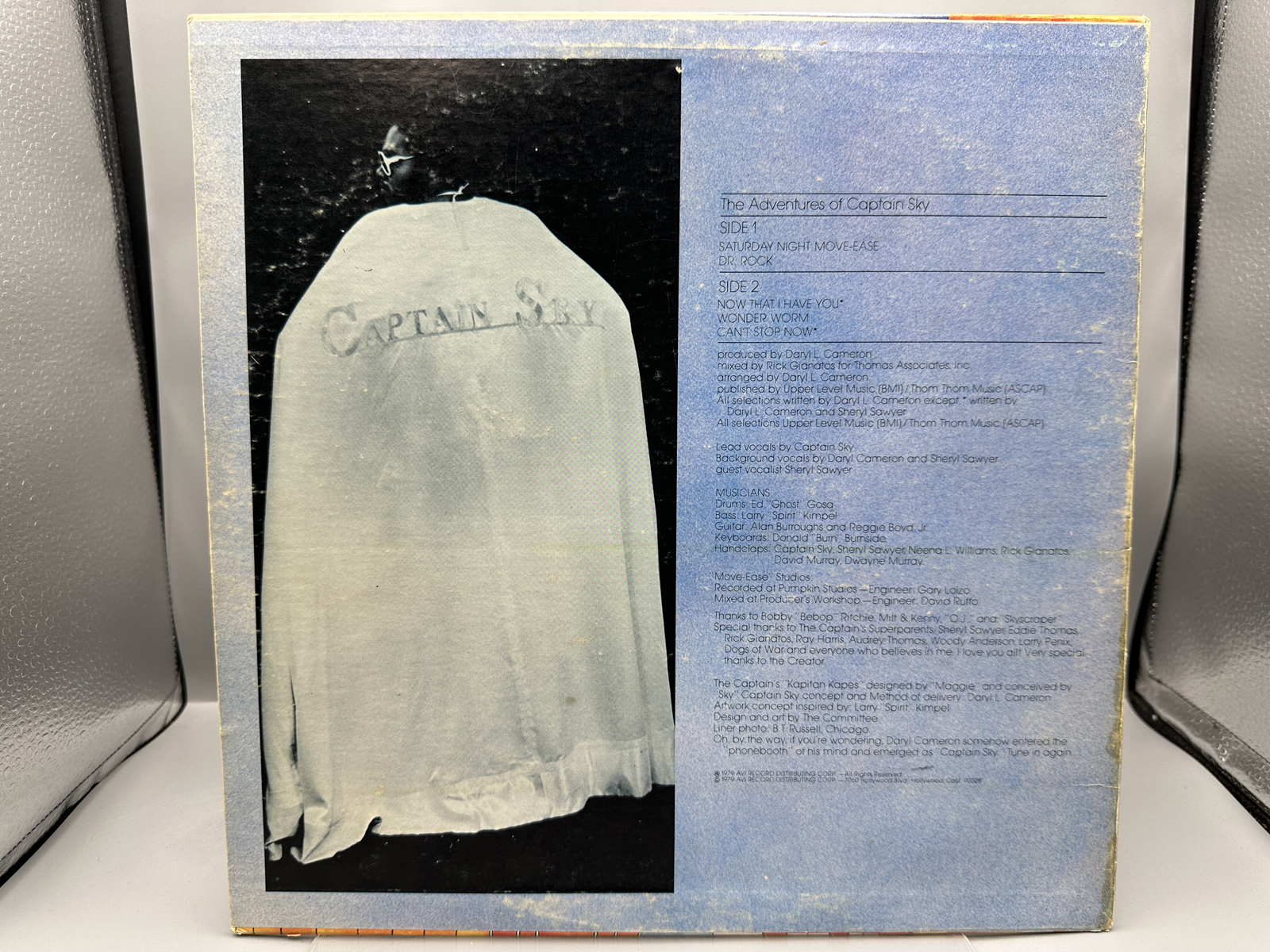 1979 AVI Records Captain Sky The Adventures of Captain Sky Vinyl Album - AVI-6042-3