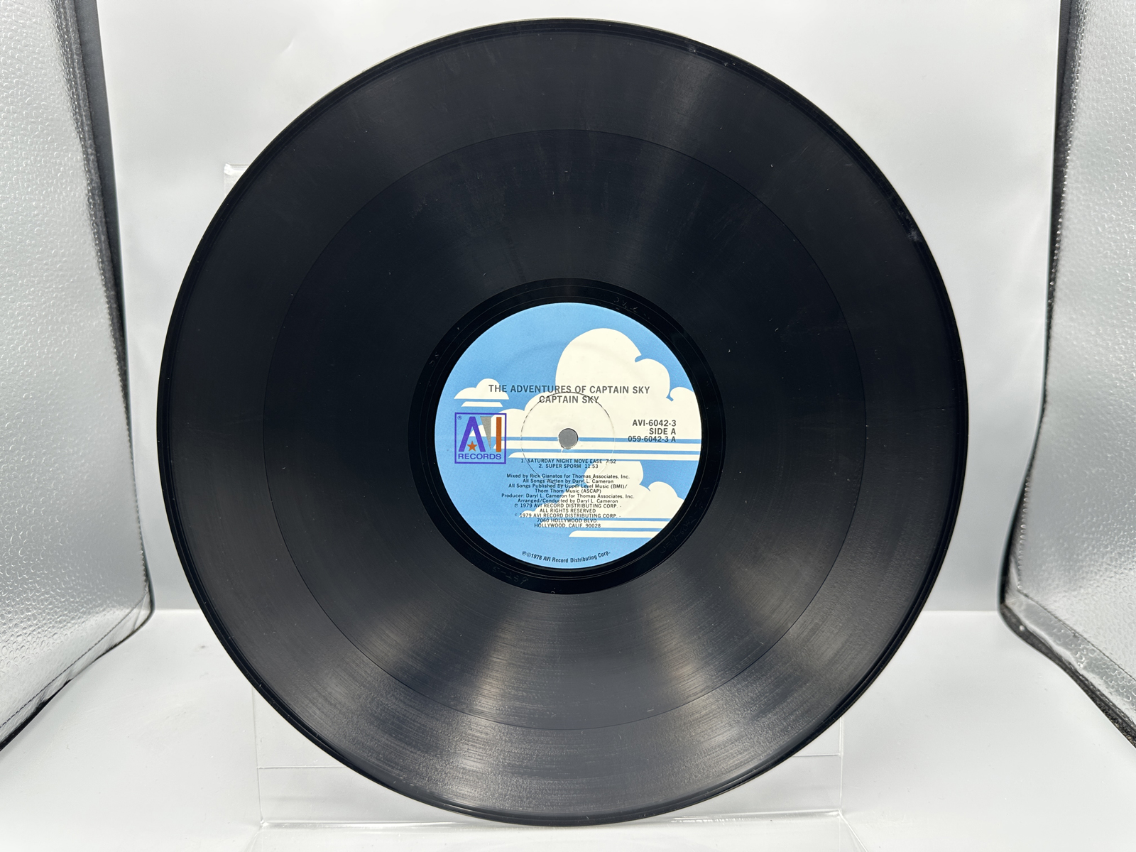 1979 AVI Records Captain Sky The Adventures of Captain Sky Vinyl Album - AVI-6042-3