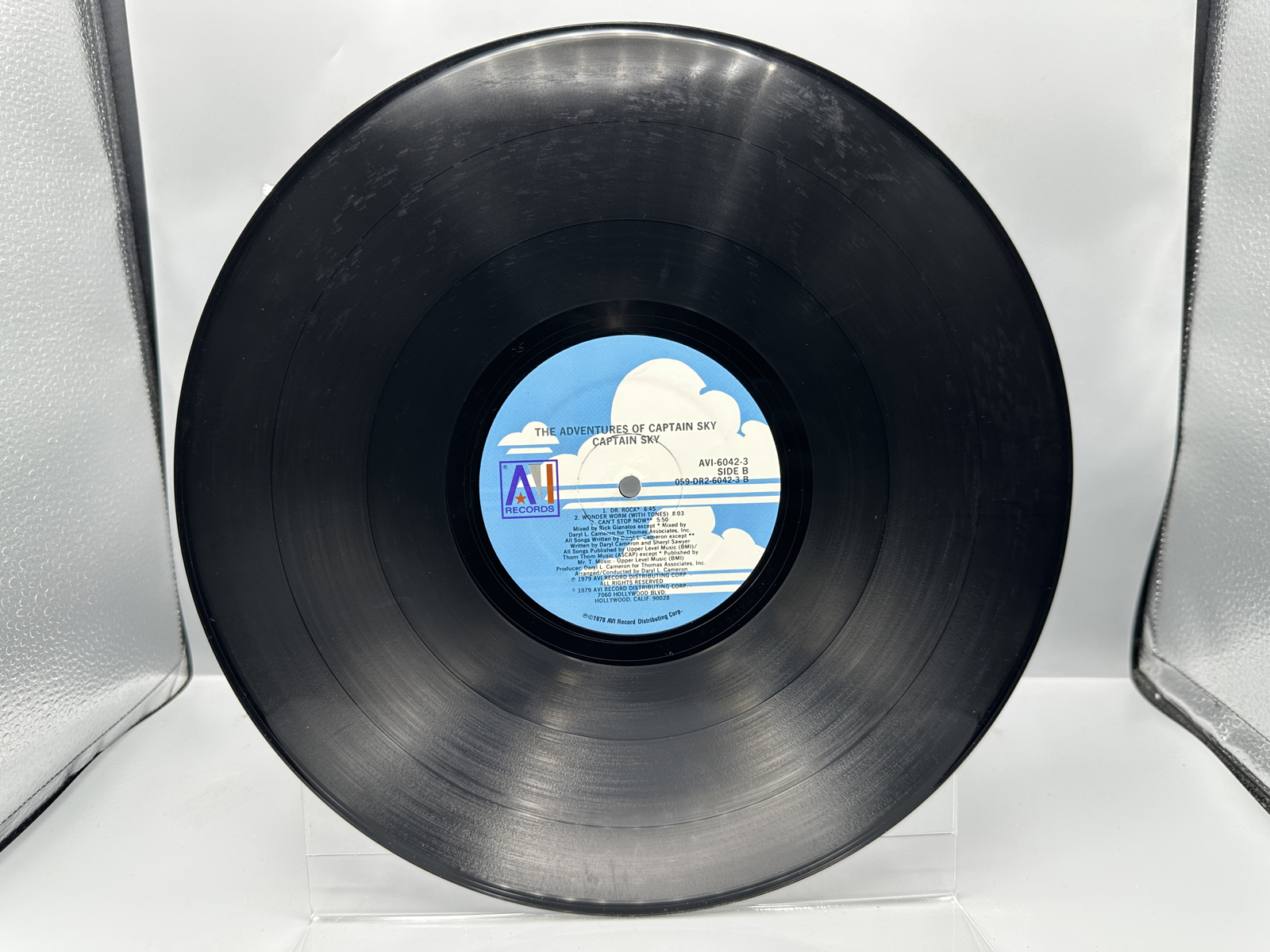 1979 AVI Records Captain Sky The Adventures of Captain Sky Vinyl Album - AVI-6042-3
