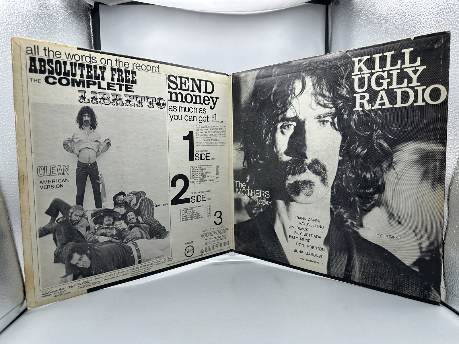 1967 Verve Records The Mothers Of Invention Absolutely Free Vinyl Album - V6/5013 - Frank Zappa