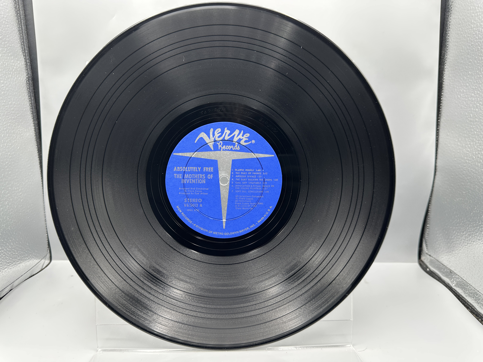 1967 Verve Records The Mothers Of Invention Absolutely Free Vinyl Album - V6/5013 - Frank Zappa