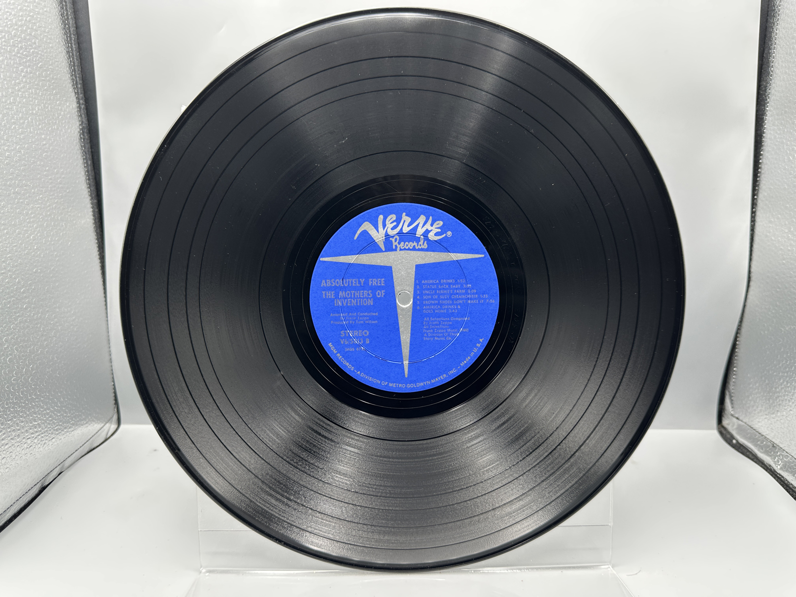 1967 Verve Records The Mothers Of Invention Absolutely Free Vinyl Album - V6/5013 - Frank Zappa