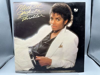 1982 Epic Records Michael Jackson Thriller Vinyl Album W/ Co Producer Credits - QE 38112 - 
