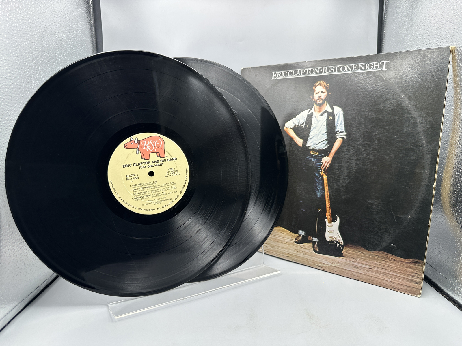 Eric Clapton: Just One Night (1980), gatefold, 2 LPs
