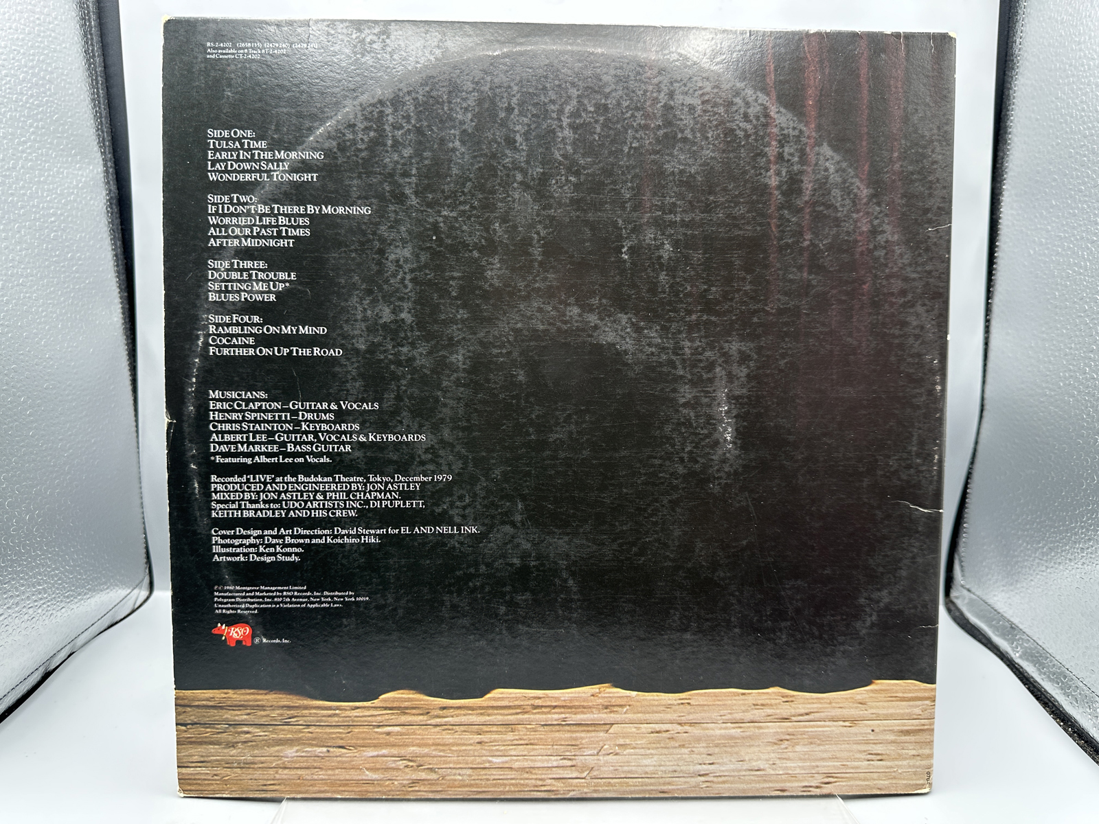 Eric Clapton: Just One Night (1980), gatefold, 2 LPs