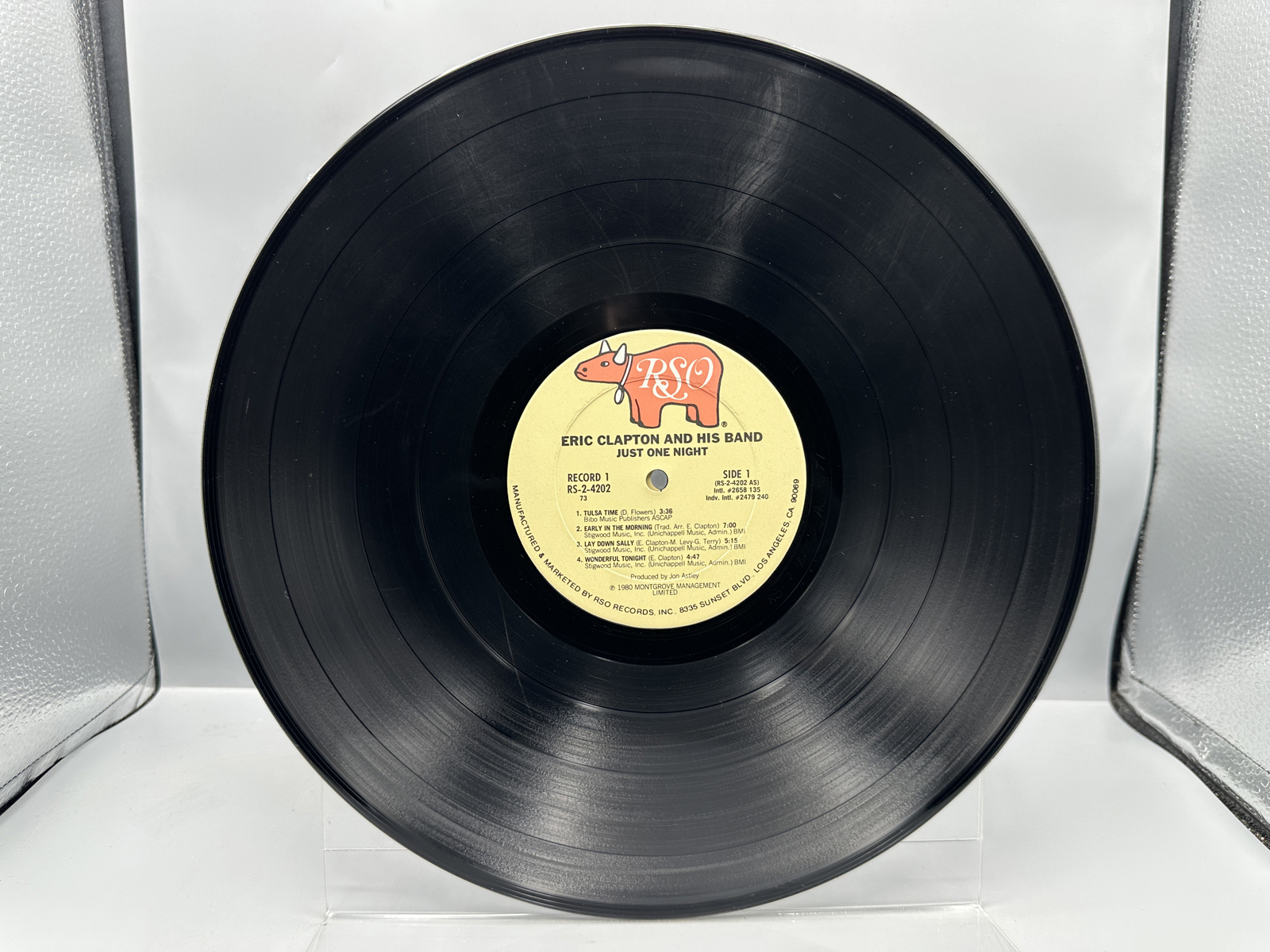 Eric Clapton: Just One Night (1980), gatefold, 2 LPs