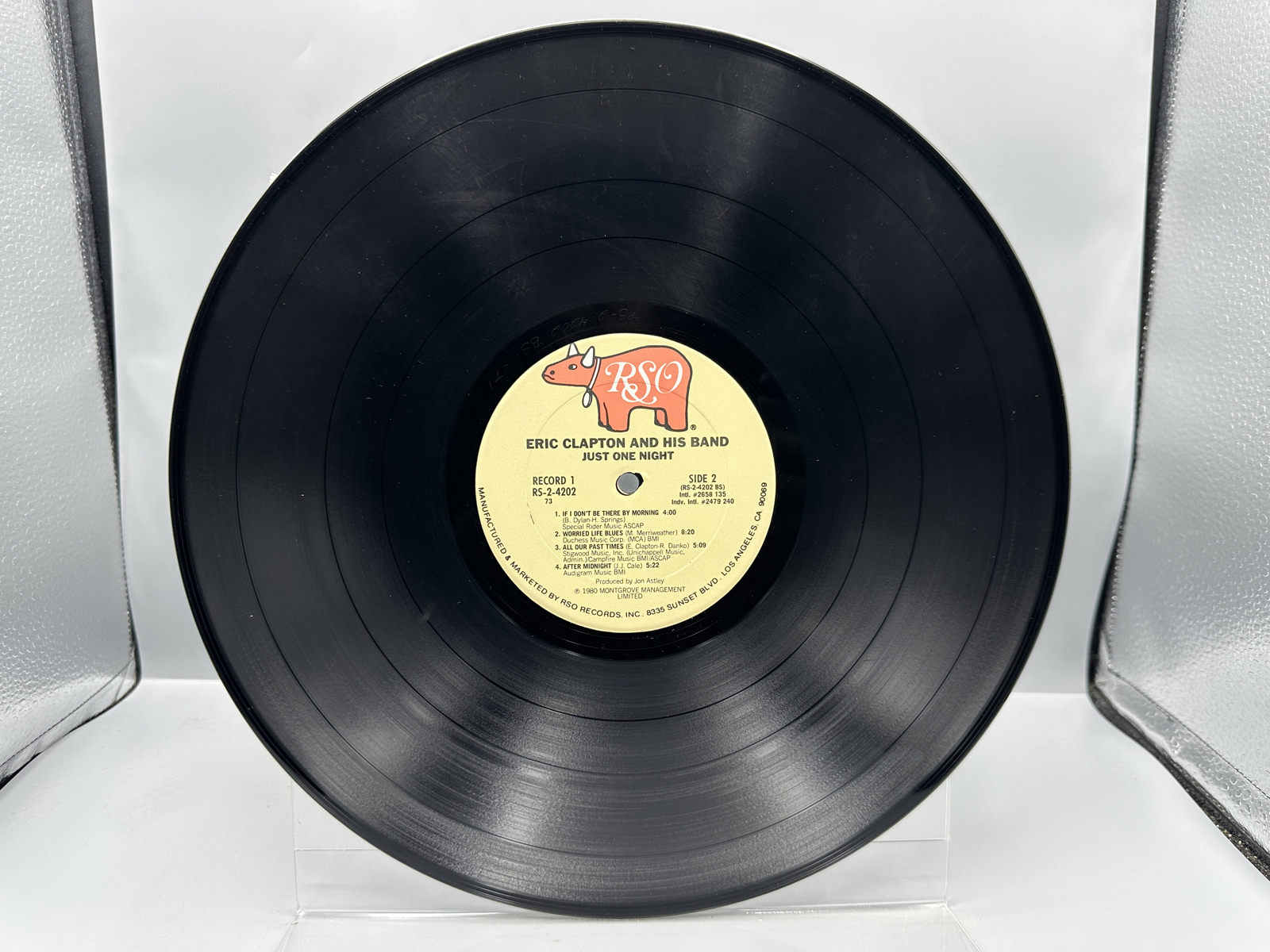 Eric Clapton: Just One Night (1980), gatefold, 2 LPs