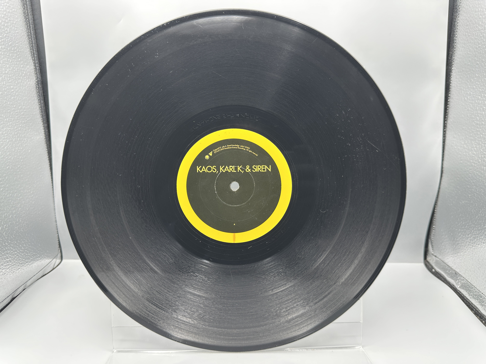 2002 Kaos, Karl K, and Siren Street Knowledge / RUSH! 12-Inch Vinyl Single - ORGONE010