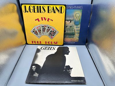 J. Geils Band (3 LP Lot): Live - Full House (1972); Nightmares And Other Tales From The Vinyl 