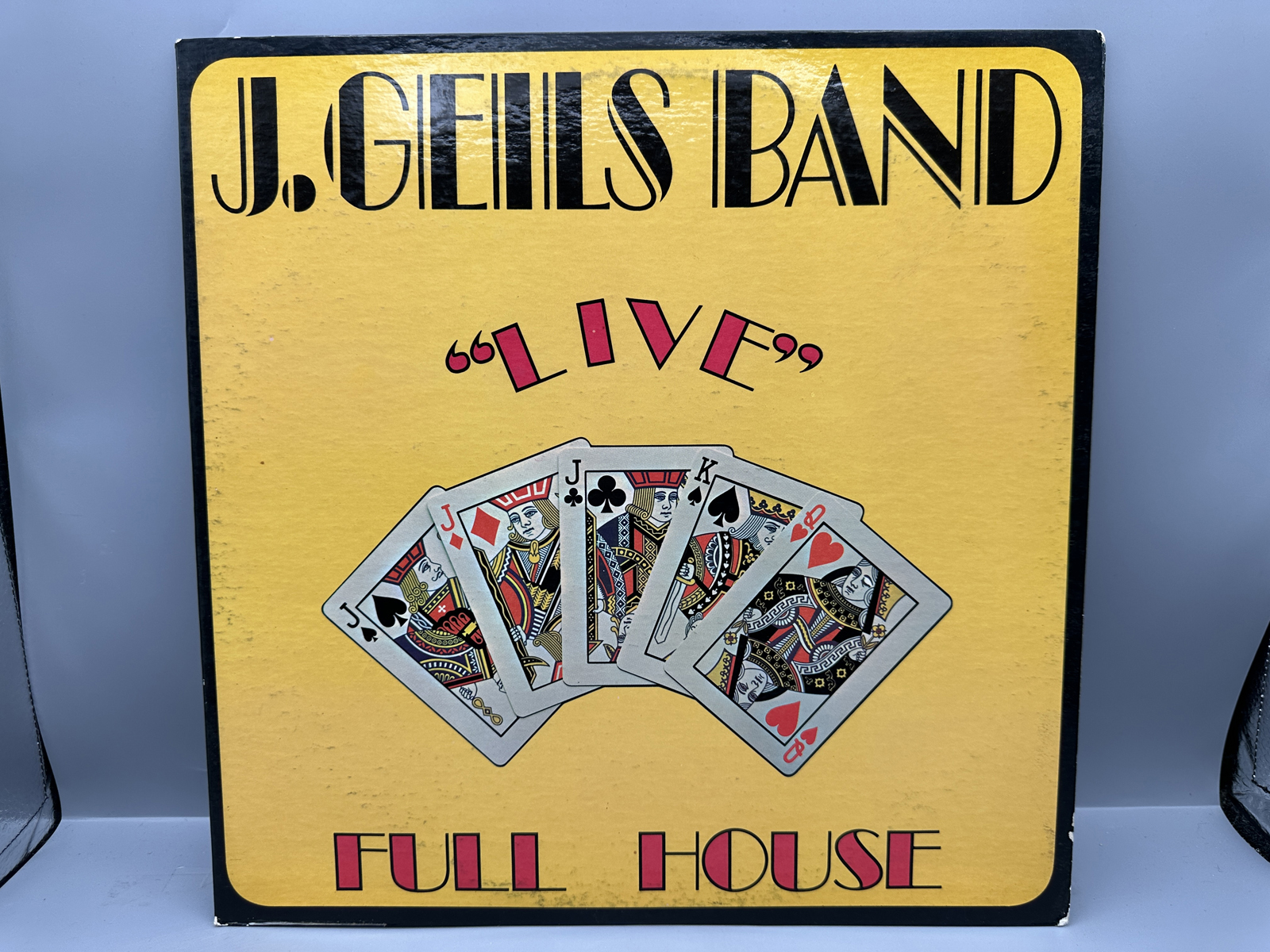 J. Geils Band (3 LP Lot): Live - Full House (1972); Nightmares And Other Tales From The Vinyl Jungle; and Monkey Island (1977), gatefold