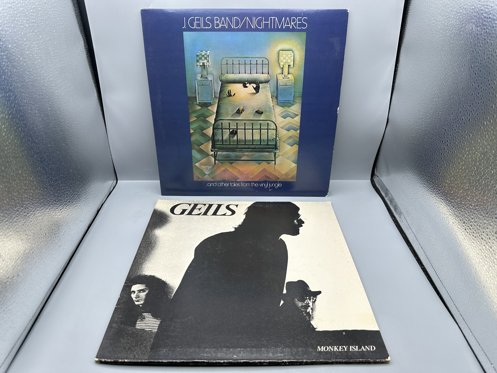 J. Geils Band (3 LP Lot): Live - Full House (1972); Nightmares And Other Tales From The Vinyl Jungle; and Monkey Island (1977), gatefold