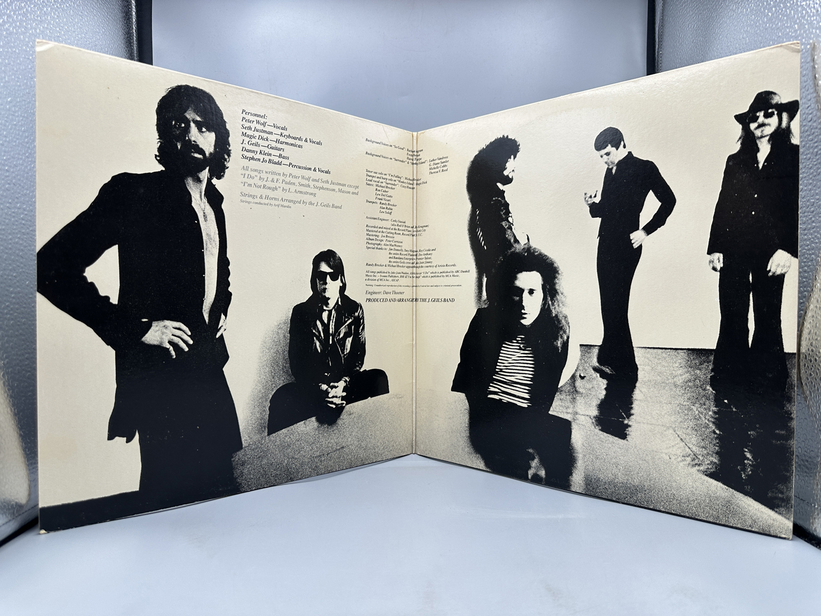 J. Geils Band (3 LP Lot): Live - Full House (1972); Nightmares And Other Tales From The Vinyl Jungle; and Monkey Island (1977), gatefold
