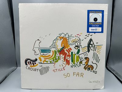 SEALED - Crosby, Stills, Nash & Young: So Far (2020), Limited Edition, reissue, clear vinyl - 