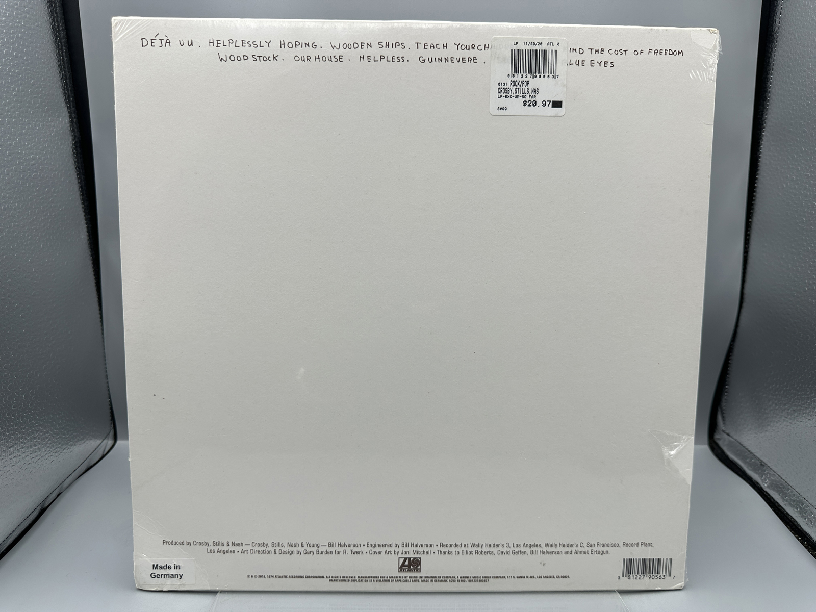 SEALED - Crosby, Stills, Nash & Young: So Far (2020), Limited Edition, reissue, clear vinyl