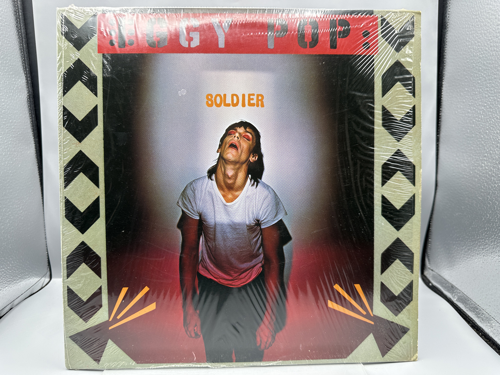 1980 Arista Records Iggy Pop Soldier Vinyl Album - AB 4259