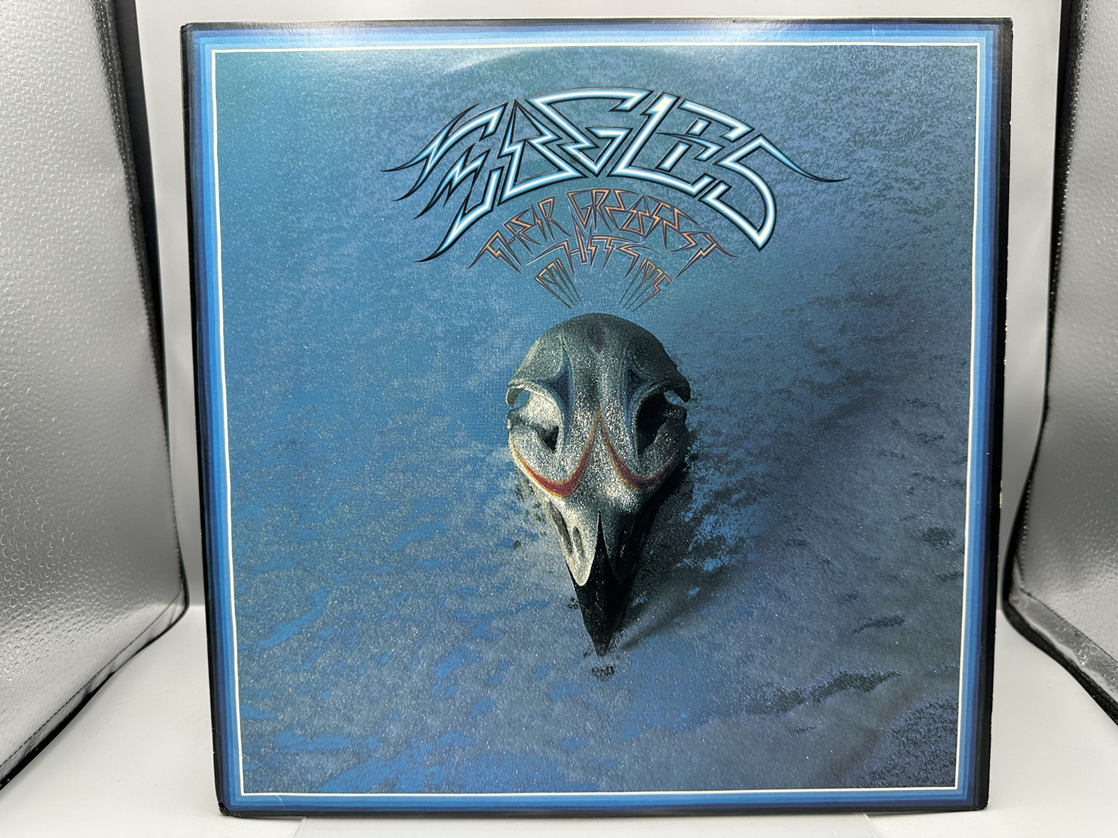 Eagles: Their Greatest Hits (1976), embossed cover