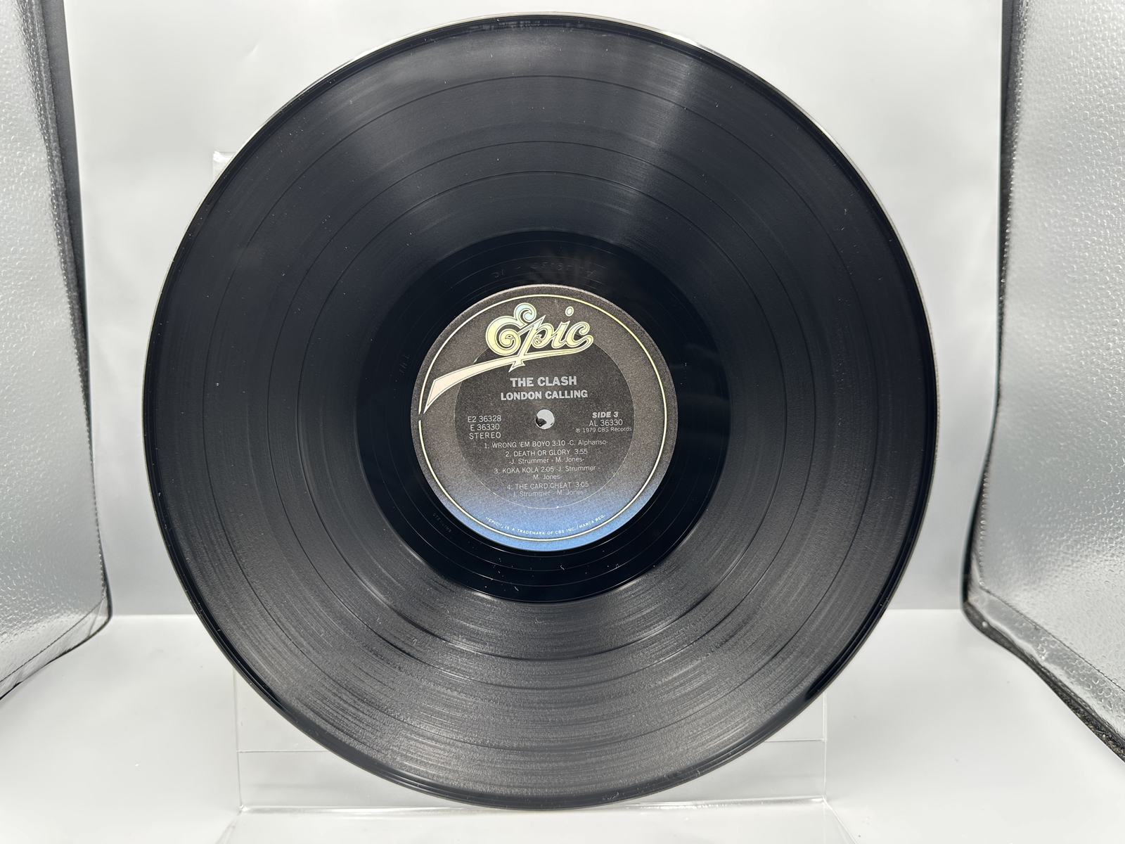 1979 Epic Records The Clash London Calling Vinyl Album W/ Advisory Sticker - E2 36328