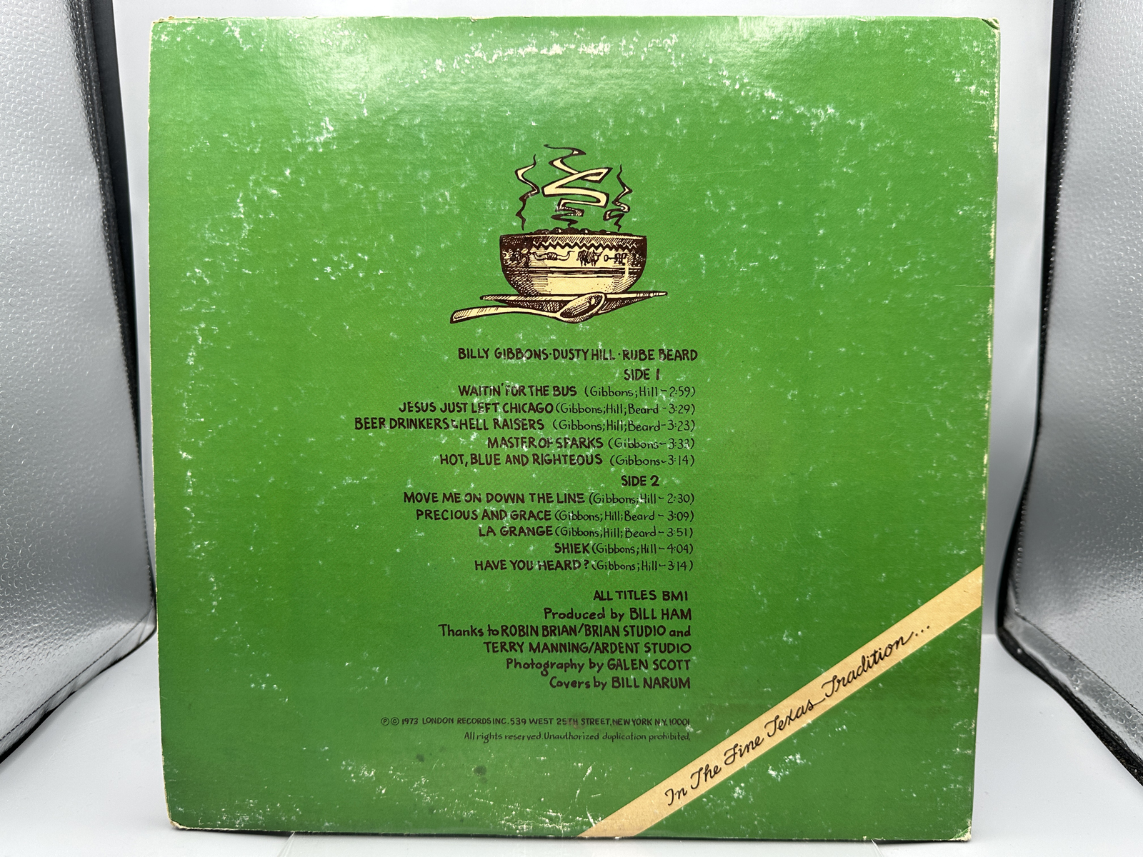 1973 London Records ZZ Top Tres Hombres Vinyl Album - XPS 631