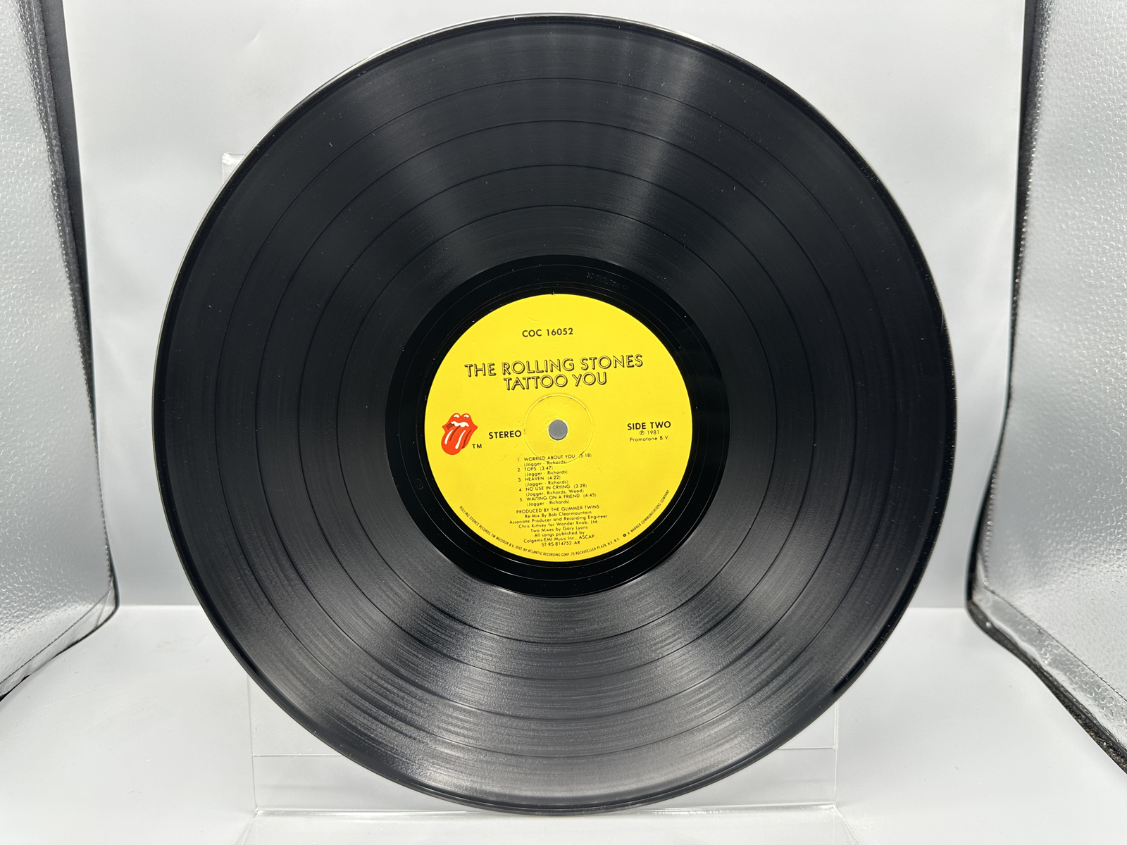 1981 Rolling Stones Records The Rolling Stones Tattoo You Vinyl Album - COC 16052