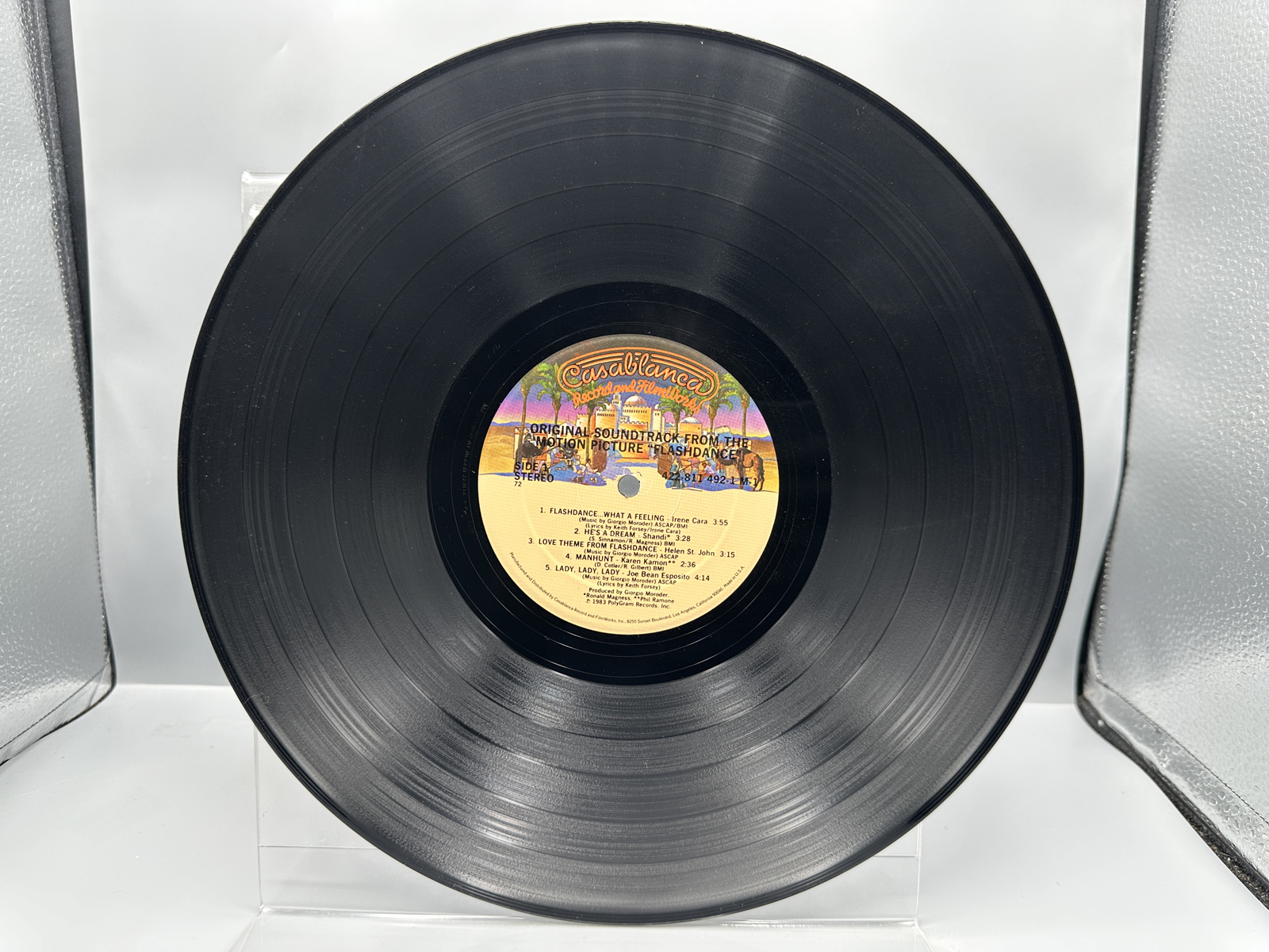 1983 Casablanca Records Flashdance Original Soundtrack From The Motion Picture Vinyl Album - 422-811 492-1 M-1