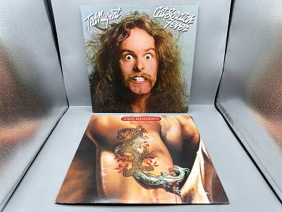 Ted Nugent (2 LP Lot): Cat Scratch Fever (1982), reissue, gatefold; and Penetration (1984) 