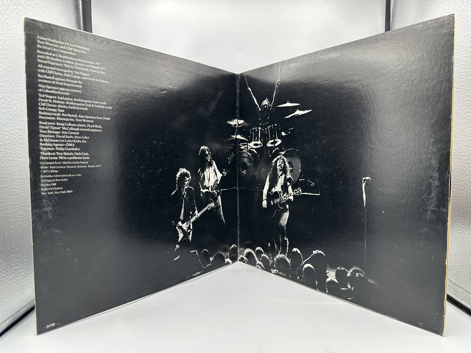 Ted Nugent (2 LP Lot): Cat Scratch Fever (1982), reissue, gatefold; and Penetration (1984), cover has promo notch