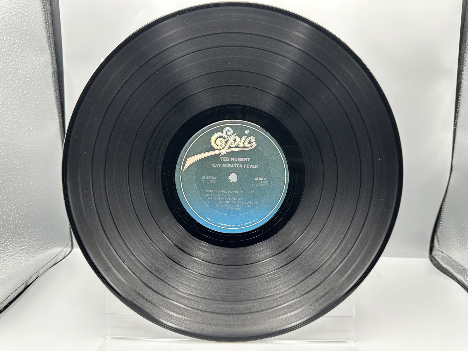Ted Nugent (2 LP Lot): Cat Scratch Fever (1982), reissue, gatefold; and Penetration (1984), cover has promo notch